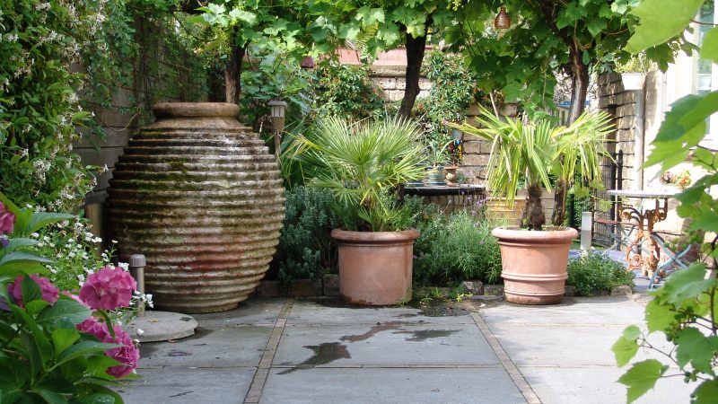 Tuin met mediterrane uitstraling